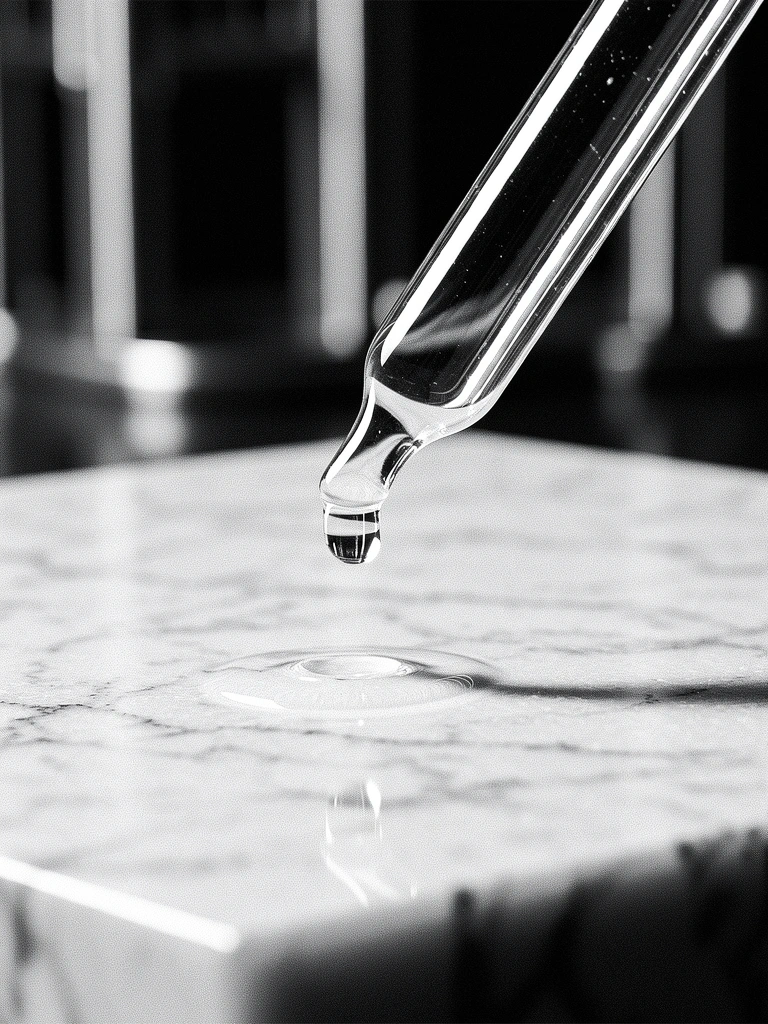 Laboratory glass texture